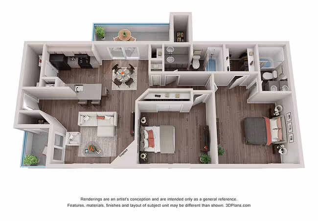 Unit 6-6202 6-6307 floor plan